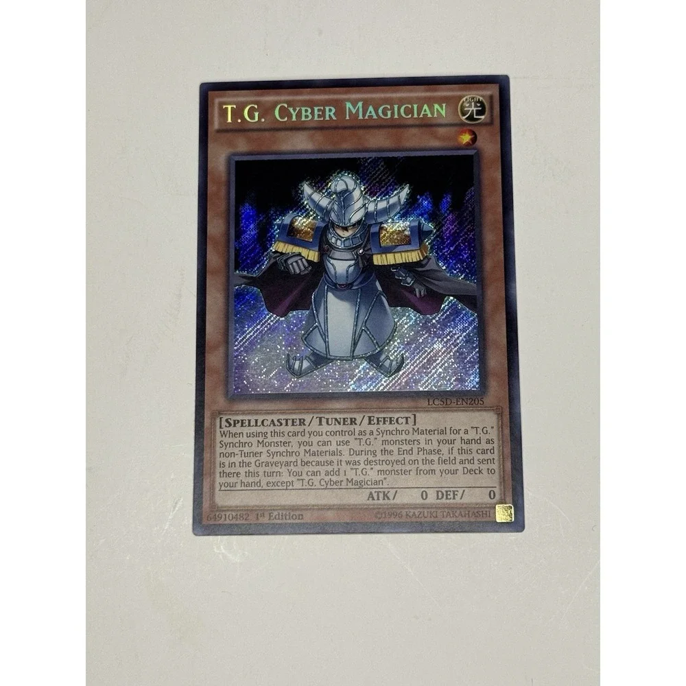 G. Cyber Magician  1st Edition Secret Rare LP Yugioh‎ LC5D-EN205